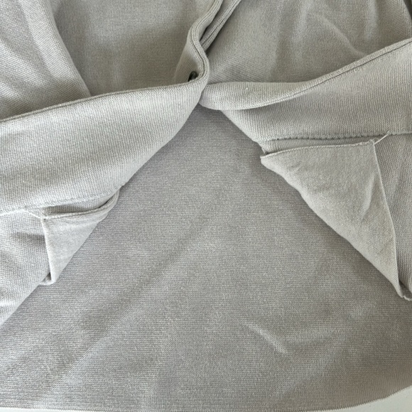 J. Crew Light Grey Cecile Relaxed Cardigan Sweater Blazer size Xsmall - Picture 9 of 14
